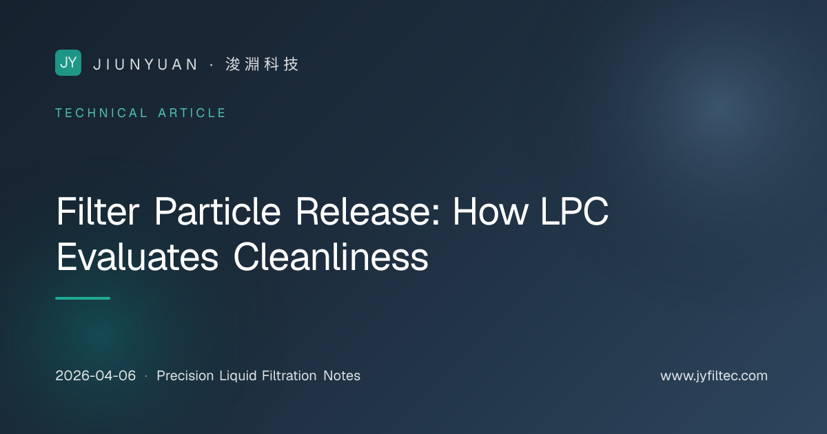Filter Particle Release: How LPC Evaluates Cleanliness | JIUNYUAN ...