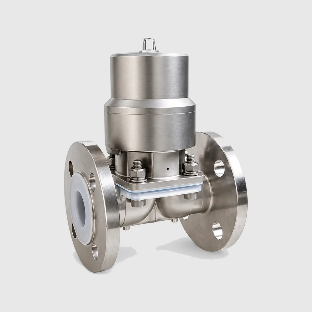 Pneumatic diaphragm valve (normally closed)