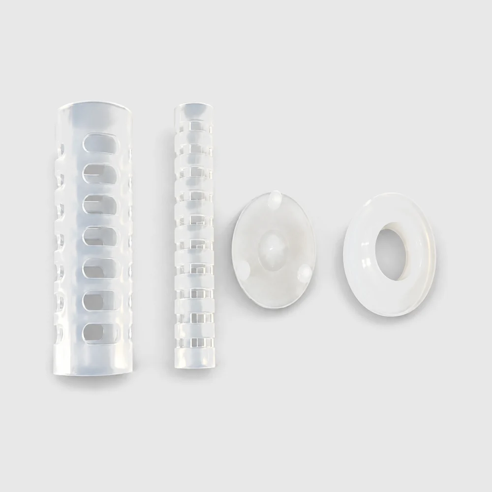 PFA Cartridge Hardware: Cages, Cores, End Caps & Adapters